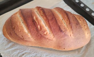 Хлеб Пшеничный со льном и киноа.